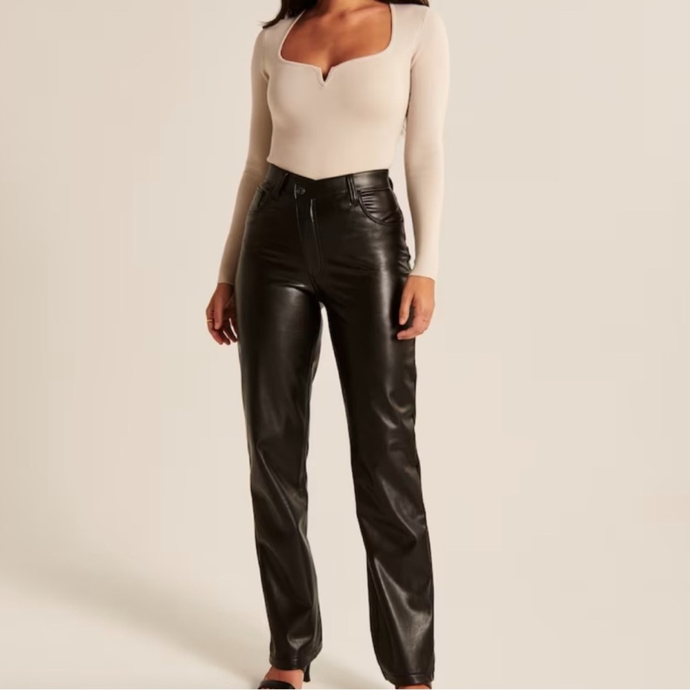 Abercrombie leather pants
